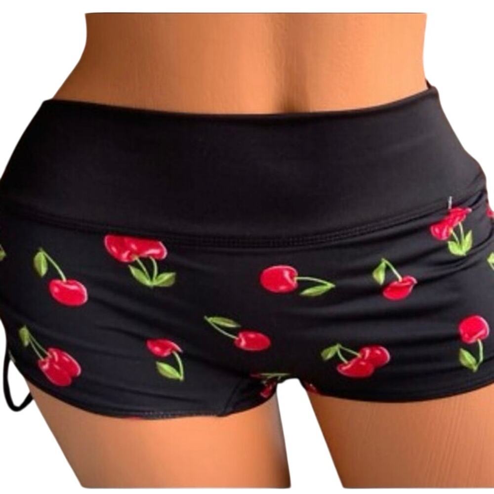 New Micro mini shorts to swim Victorias secrete pink sz s